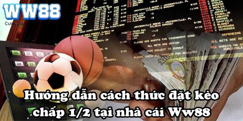 Hướng dẫn cách thức đặt kèo chấp 1/2 tại nhà cái WW88